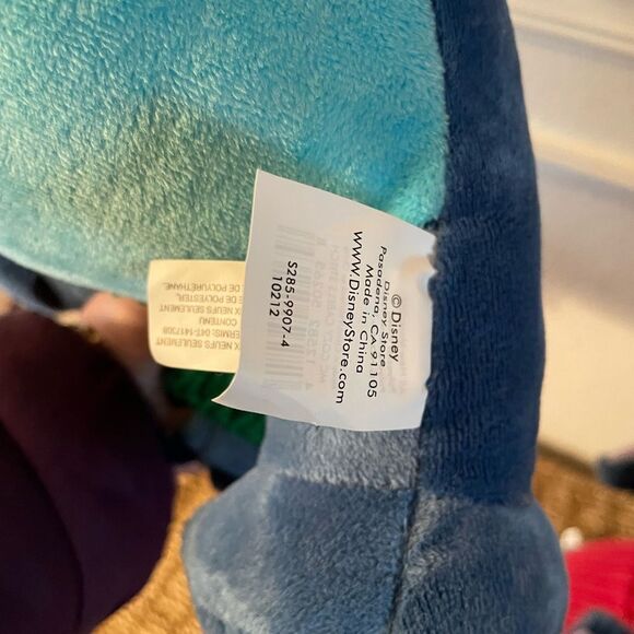 Disney Store Stitch Christmas Plush Naughty Winter Green Knit Sweater set of 2! - Picture 8 of 13